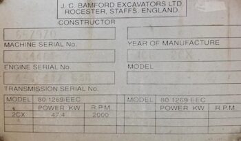 1999 JCB 2CX full